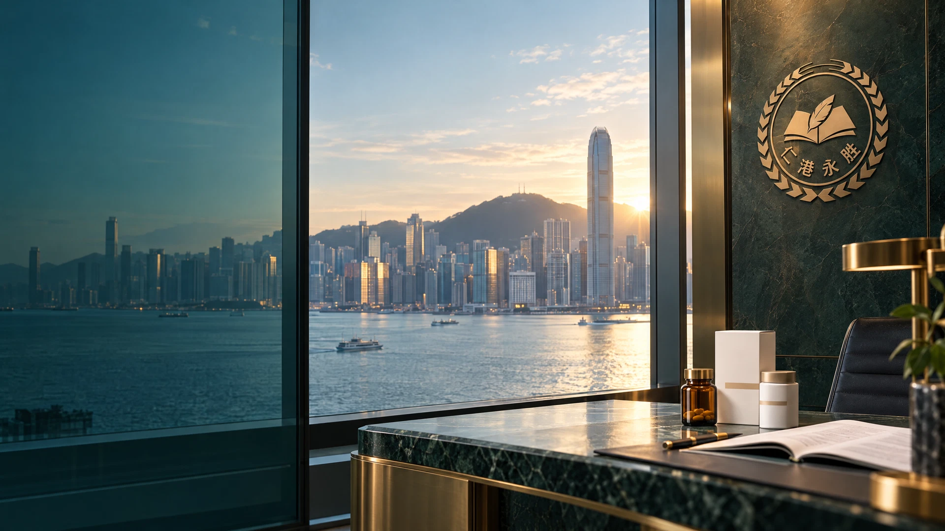 香港维港与药业合规咨询办公场景示意